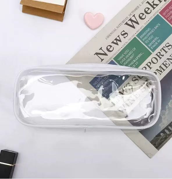 (50 units)Clear PVC Dental Bag – Free Custom Logo Printing