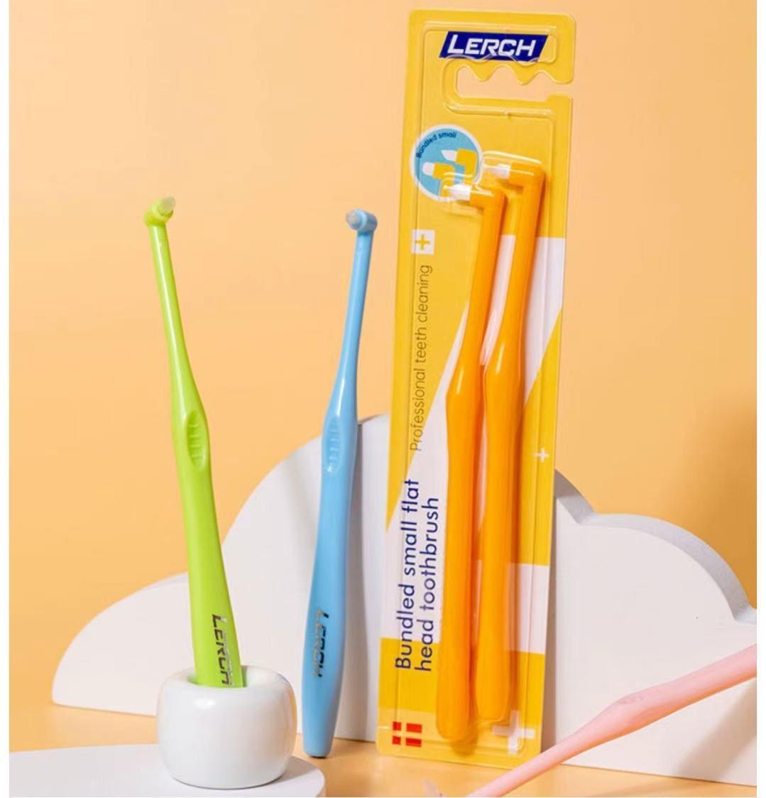 (50 units) 2-Pack Soft Bristle Tuft Toothbrushes Wan's Custom