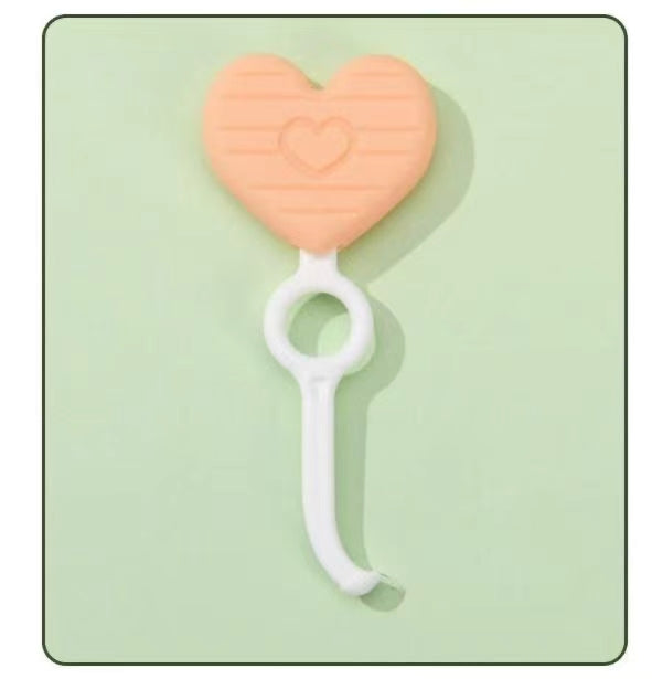 (50 units) 2-Pack 2-in-1 Aligner Chewie with Hook- Heart Shape