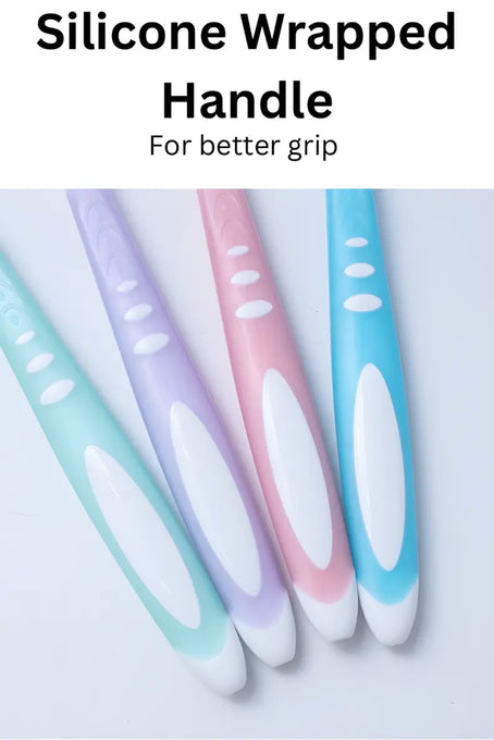 Custom Soft Adult Toothbrush with Silicone Tongue Cleaner - Wan's Custom