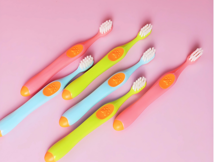 Custom Cute Paw Soft Children's Toothbrush - Wan's Custom