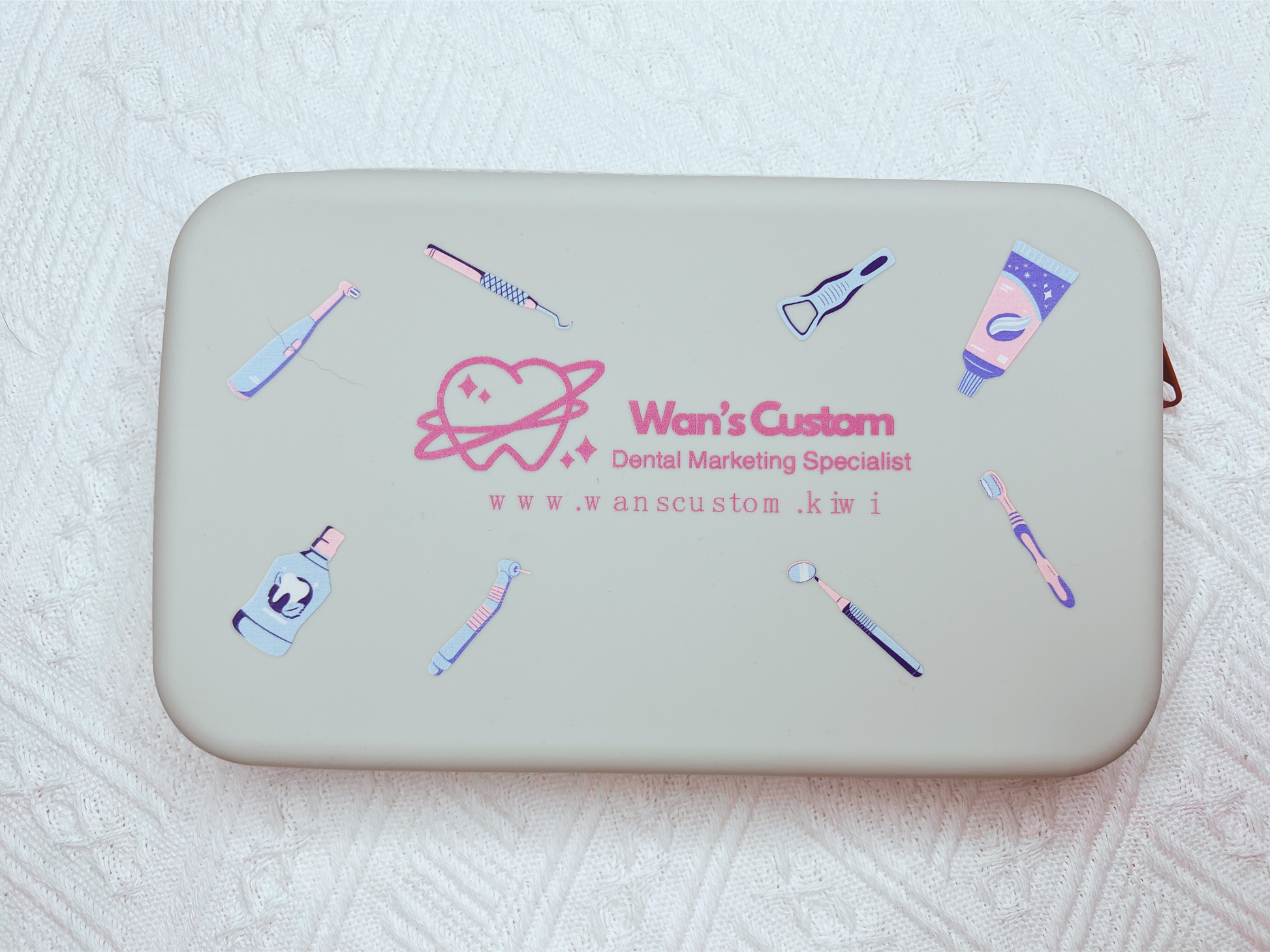 Custom/Branded Silicone Brushing Kit/Ortho Kit(100 units) - Wan's Custom