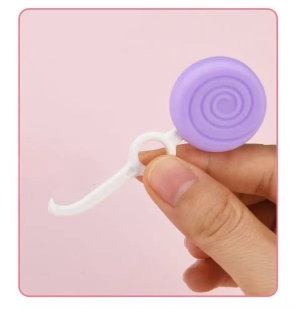 (50 units) 2-Pack 2-in-1 Aligner Chewie with Hook- Lollipop Shape