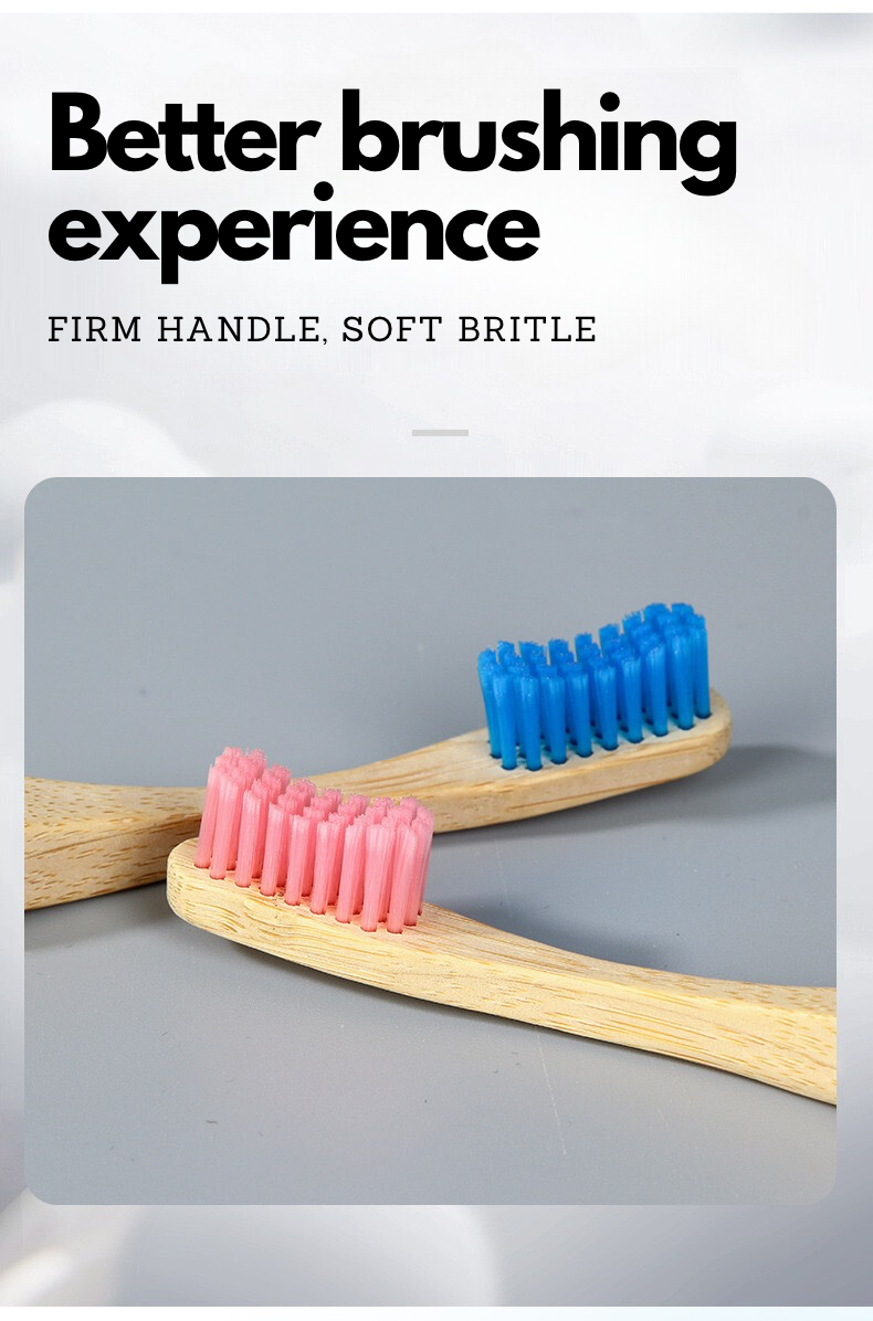 Eco-Friendly Biodegradable Bamboo Toothbrush for Sustainable Living