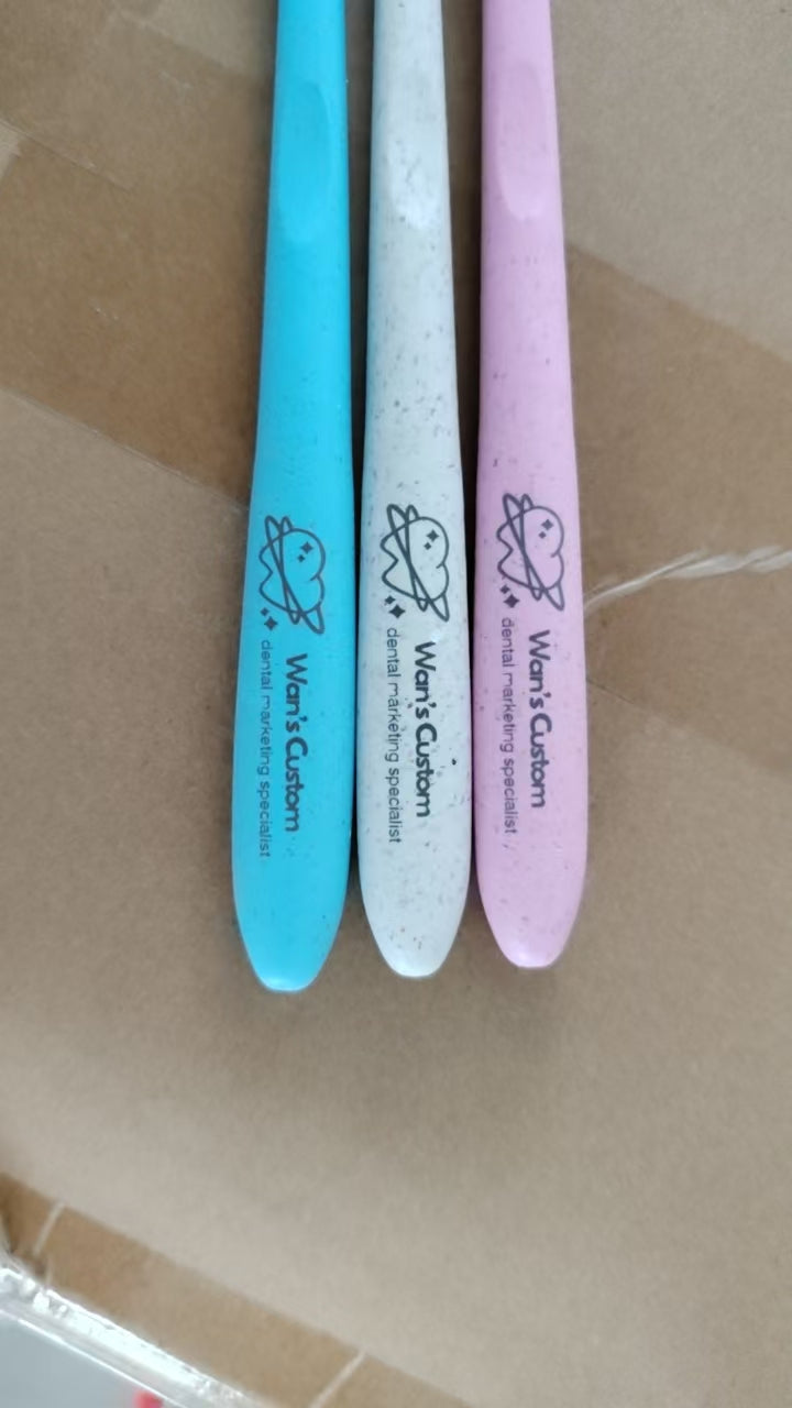 Eco-Friendly Biodegradable Toothbrush with Personalisation Options